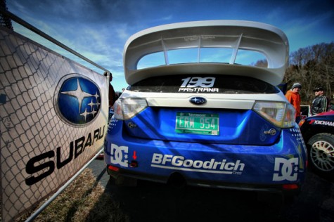 Travis Pastrana Subaru Rally Car