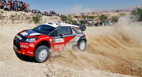 Petter Solberg was forced to retire at 2011 Rally Jordan