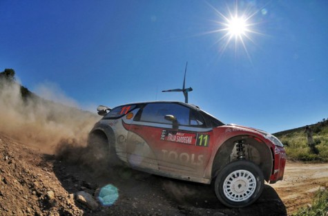 Petter Solberg Citroen DS3 WRC Rally D'Italia Sardinia