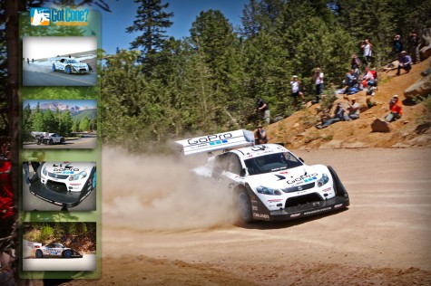 Monster Tajima in his GoPro sponsored Suzuki at 2011 Pikes Peak