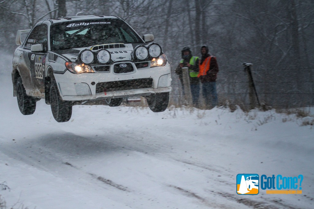 Brenten Kelly BK989 Subaru Rally Car Flying High for FY Racing