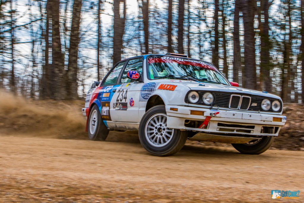 e30 BMW rally car