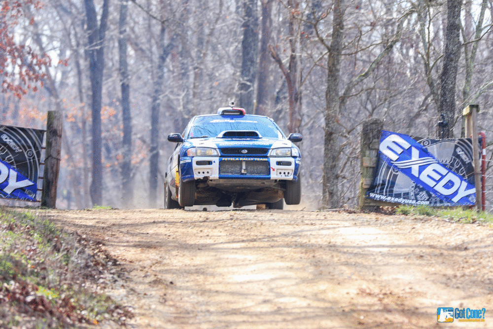 Fetela Rally Team hit the jump at 2016 100 Acre Wood Rally
