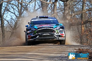 Ken Block took home the victory at 2014 Rally in the 100 Acre Wood in his Hoonigan Racing Ford Fielsta