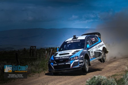 David Higgins 3 tire jump at Oregon Trail Rally