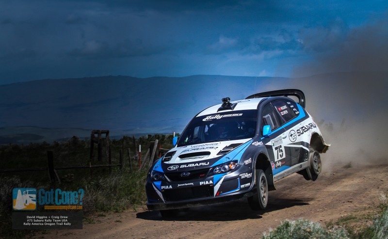 David Higgins 3 tire jump at Oregon Trail Rally