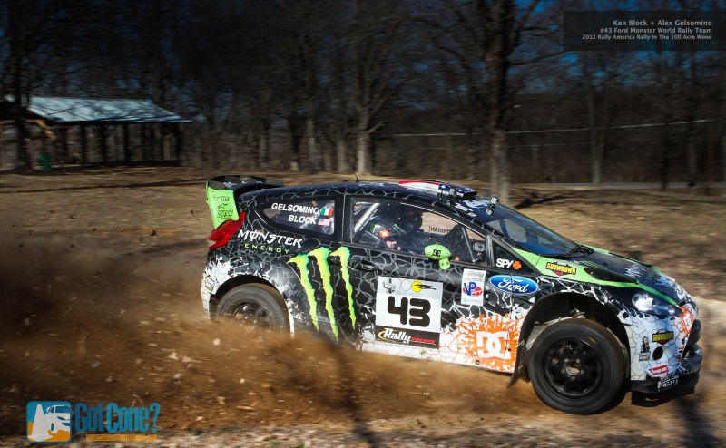 Ken Block took the victory at the 2012 Rally In The !00 Acre Wood